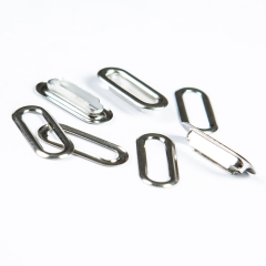 Люверс овальный никель 25мм цветной металл