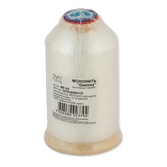 Мононить MF-03 0.13 мм 100% нейлон белый 4570 м на пл. Конусе