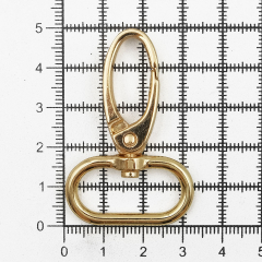 ГУ12849 Карабин 25мм, золото цв.02